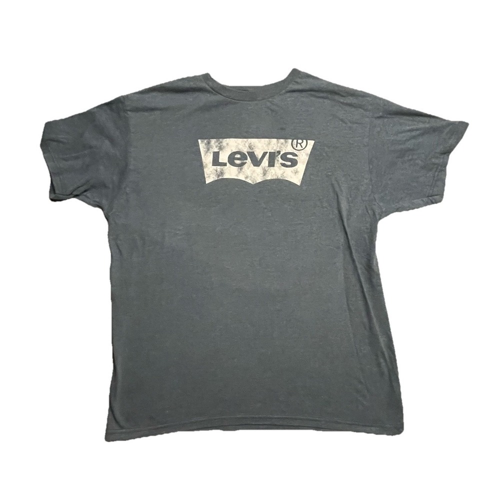 Levi's  Logo Tee Men's Size L Large  Rustic Blue Tshirt Relaxed Fit